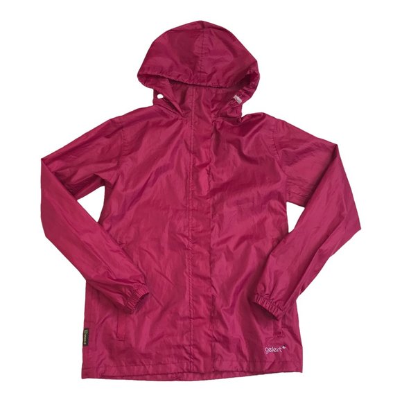 Gelert Jackets & Blazers - Gelert Waterproof Jacket Pink Ladies Sz 8 Hooded Lightweight Packaway Rain Coat